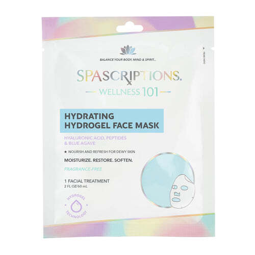 Spascriptions: Glowing Hydrogel Face Mask with Glycolic Acid