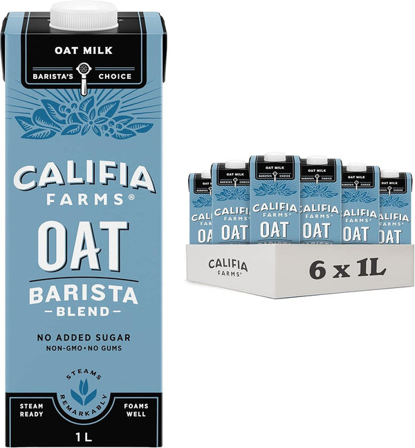 Califia Barista Oat Blend Milk 1L (6 Pack)