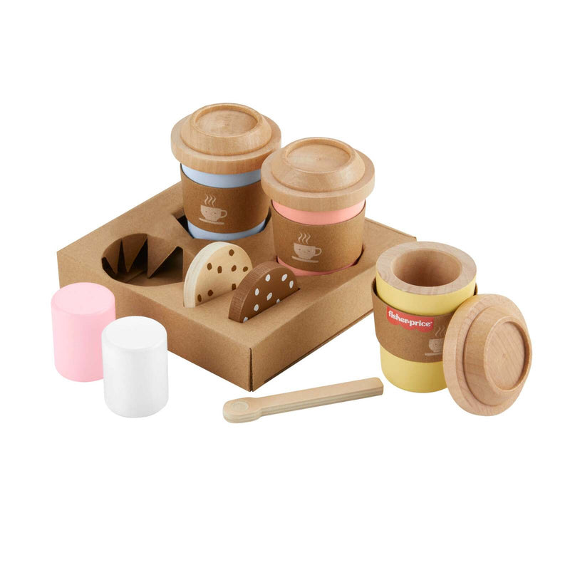 Fisher-Price: Wooden Coffee To Go Set