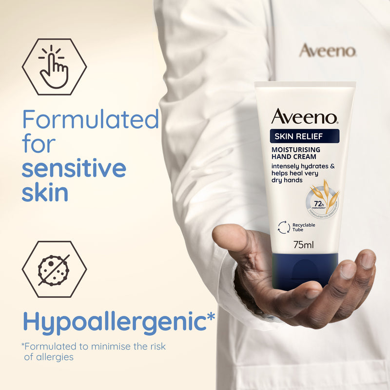 Aveeno: Skin Relief Moisturising Hand Cream (75ml)