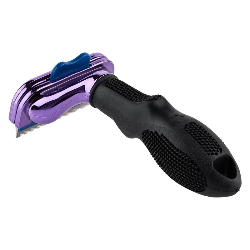 Furminator: DeShedding Tool - Large Short Hair Cat (Metallic Purple)