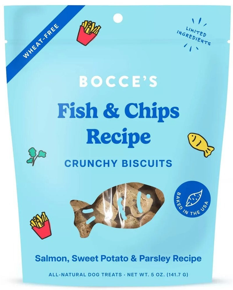 Bocce's Bakery: Fish & Chips Biscuits (140g)