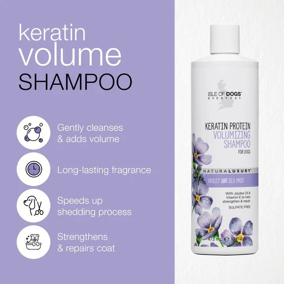 Isle of Dog: Everyday Natural Luxury - Keratin Volumising Shampoo (448ml)