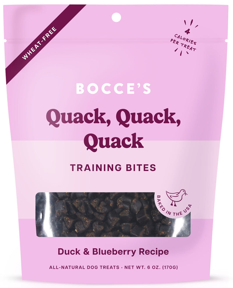 Bocce's Bakery: Quack, Quack, Quack Training bites - 6oz