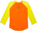 Nestling: Swim Zip Rash Vest - Neon Orange (1-2 years)