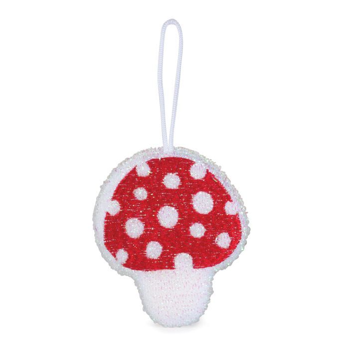 Kikkerland: Mushroom Scrub Sponge (Set of 2) (14cm)