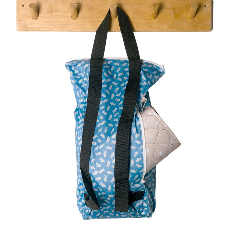 Nestling: Large Swim Wet Bag - Blue Fish