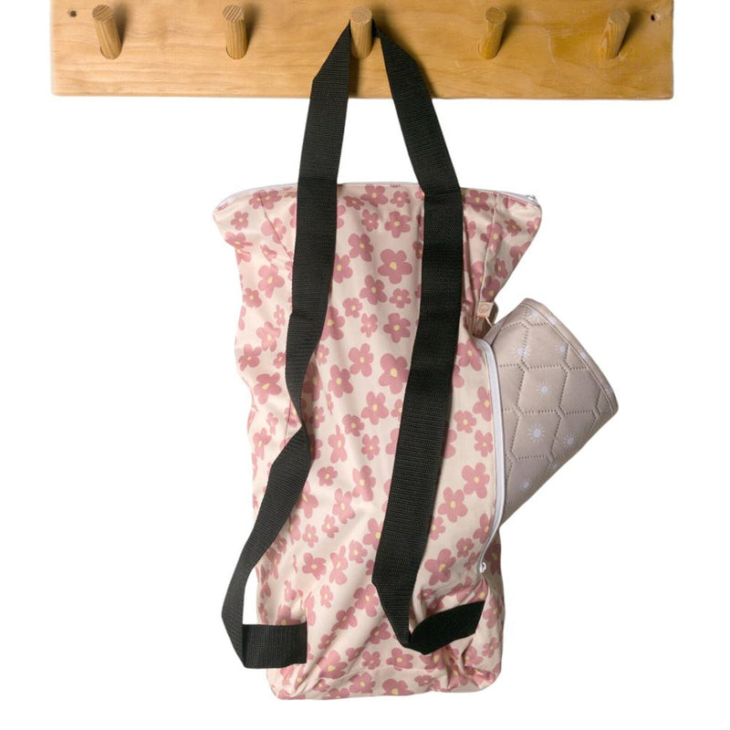 Nestling: Large Swim Wet Bag - Pink Ditsy