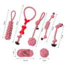 ZOOMIES 7-Piece Heavy Duty Leash Toy Set