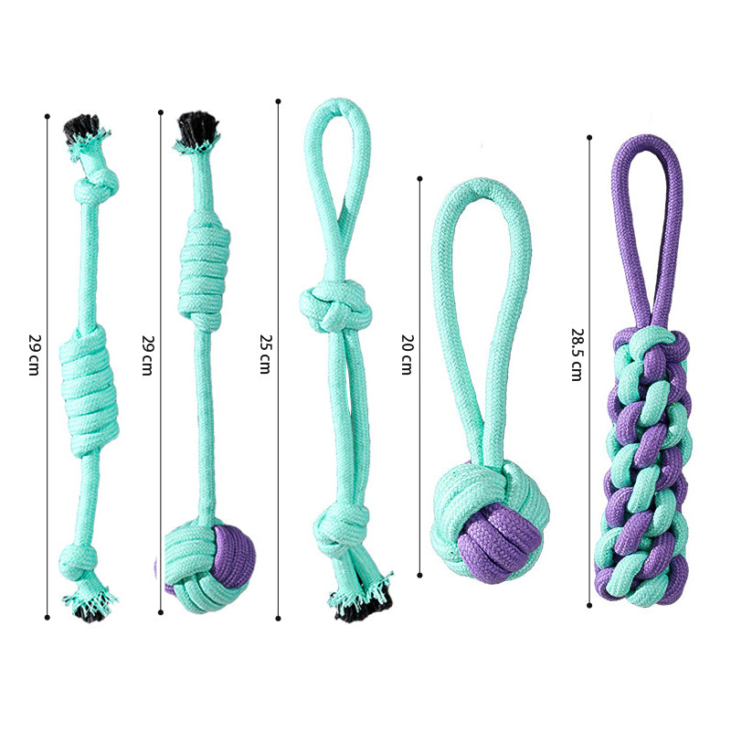 ZOOMIES 11-Piece Heavy Duty Leash Toy Set