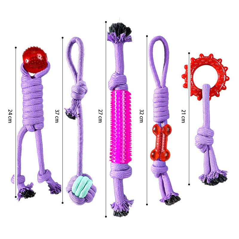 ZOOMIES 11-Piece Heavy Duty Leash Toy Set