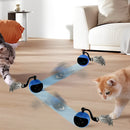 PETSWOL Interactive Cat Toy Ball with Remote Control - Blue