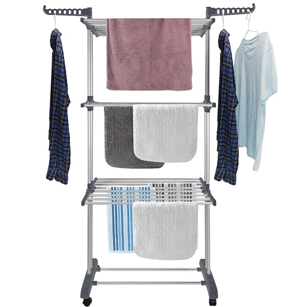 STORFEX 4-Tier Drying Rack - Grey