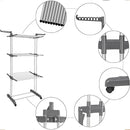 STORFEX 4-Tier Drying Rack - Grey