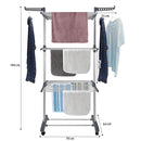 STORFEX 4-Tier Drying Rack - Grey