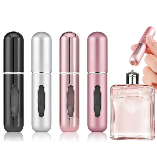 STORFEX 4 Pcs 5ml Mini Refillable Perfume Atomizer Spray (Women's)