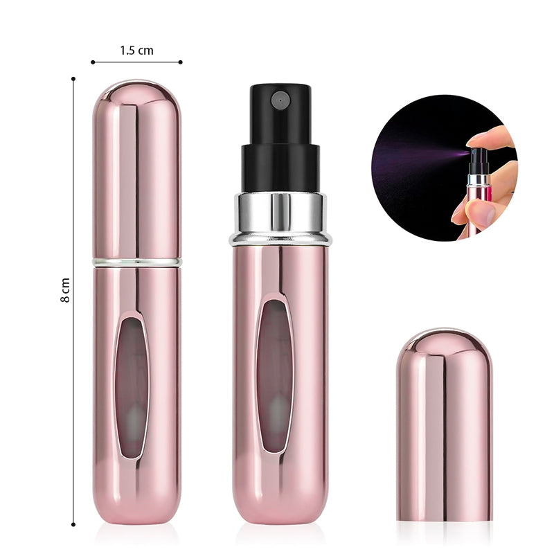 STORFEX 4 Pcs 5ml Mini Refillable Perfume Atomizer Spray (Women's)