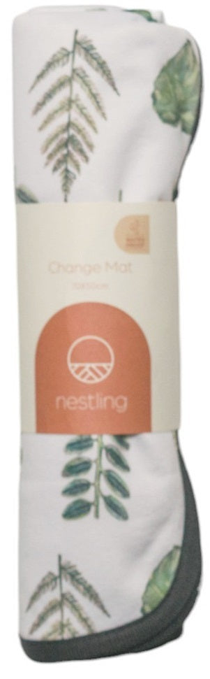 Nestling: Out & About Change Mat - NZ Leaves