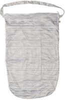 Nestling: XL Double Pocket Wet Bag - Grey Stripe