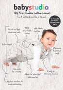 Baby Studio: Coolies No Arms 1.0 Tog - Peppermint Clouds (6-12 Months)