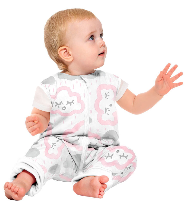 Baby Studio: Coolies No Arms 1.0 Tog - Pink Clouds (6-12 Months)