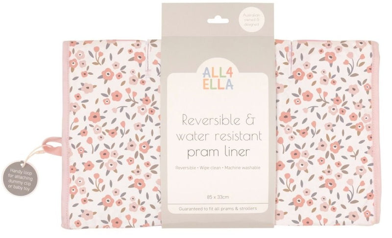 All4Ella: Pram Liner - Floral Bouquet