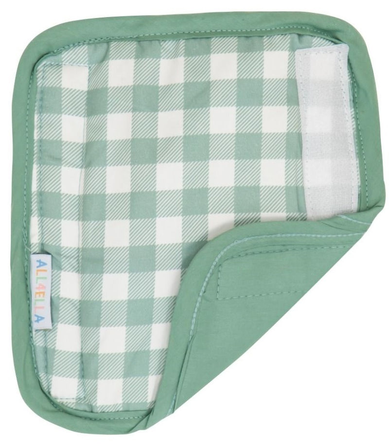 All4Ella: Harness Covers & Pram Pegs - Gingham Sage