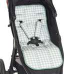 All4Ella: Harness Covers & Pram Pegs - Gingham Sage