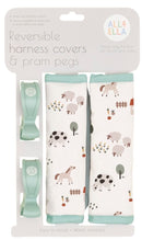 All4Ella: Harness Covers & Pram Pegs - Farm Animals