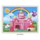 Fun Factory: Large Wooden Fairy Castle Puzzle