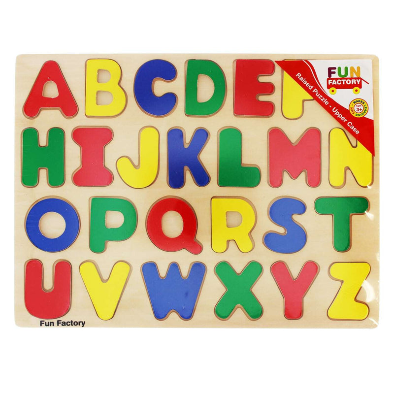 Fun Factory: Wooden Alphabet Upper Case Puzzle