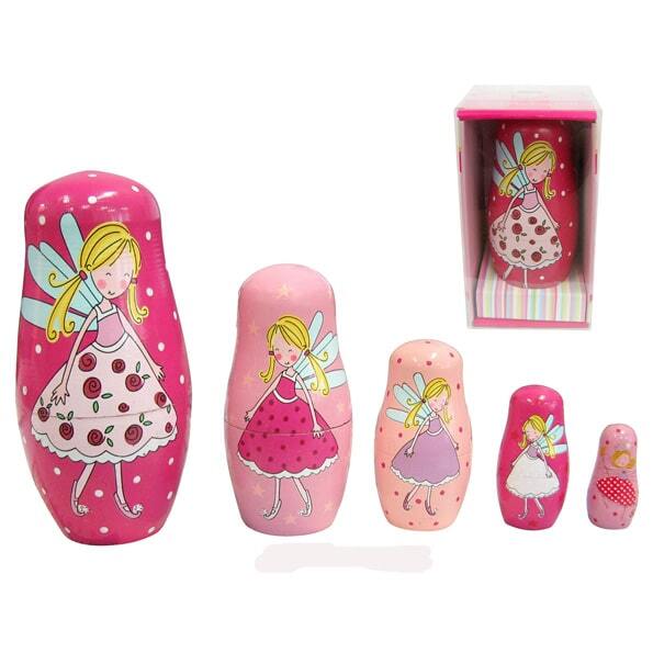 Fun Factory: Wooden Fairy Nesting Dolls