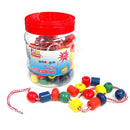 Fun Factory: Wooden Lacing Beads (90pc Set)