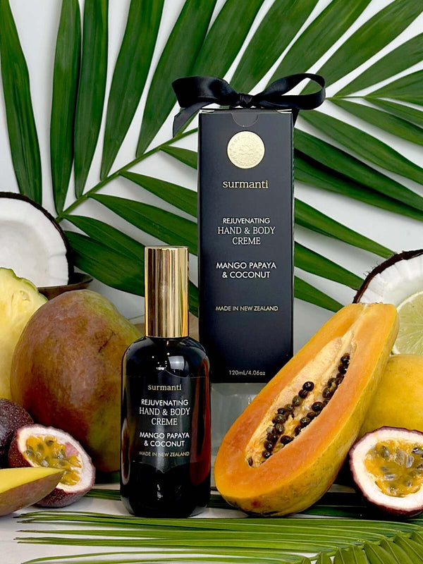 Surmanti: Hand + Body Creme - Mango & Papaya (120ml)