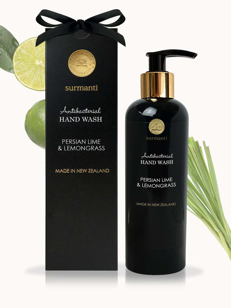 Surmanti: Hand Wash Antibacterial Cleanser - Persian Lime & Lemongrass (500ml)