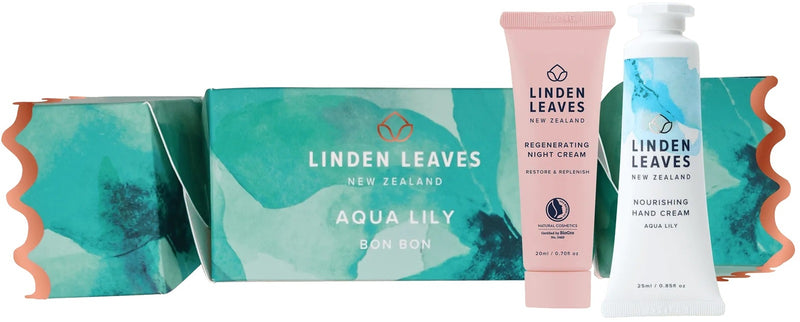 Linden Leaves: Bon Bon - Aqua Lily