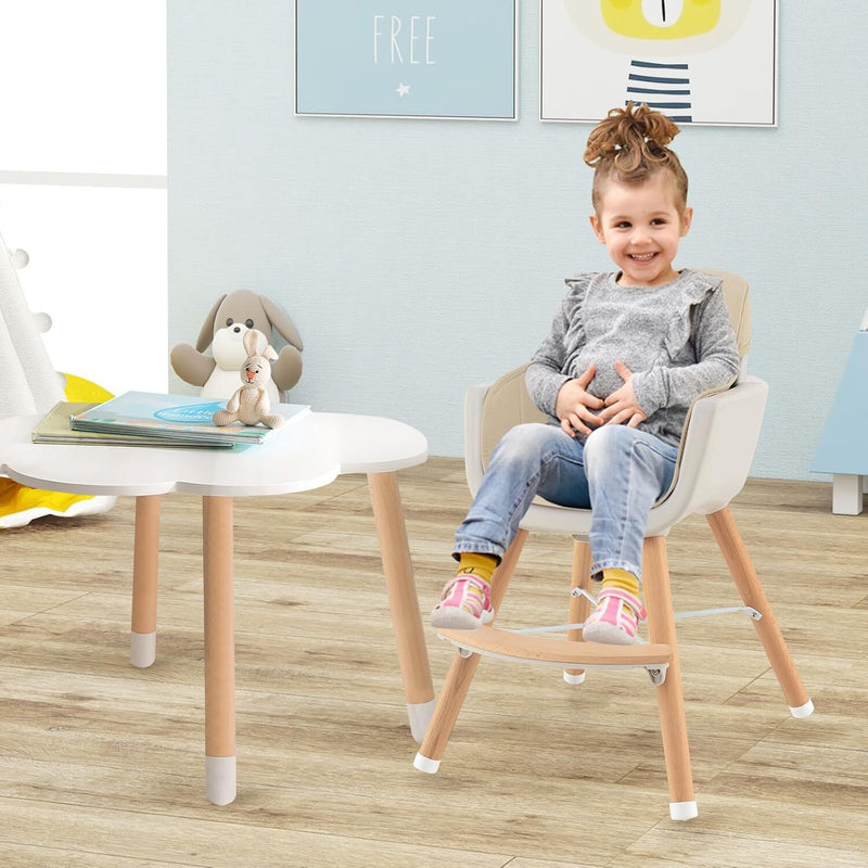 Fraser Country 6-in-1 Wooden Adjustable High Chair - Beige