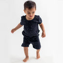 Woolbabe: Merino/Organic Cotton Summer Pyjamas - Night Stars (2 Years)