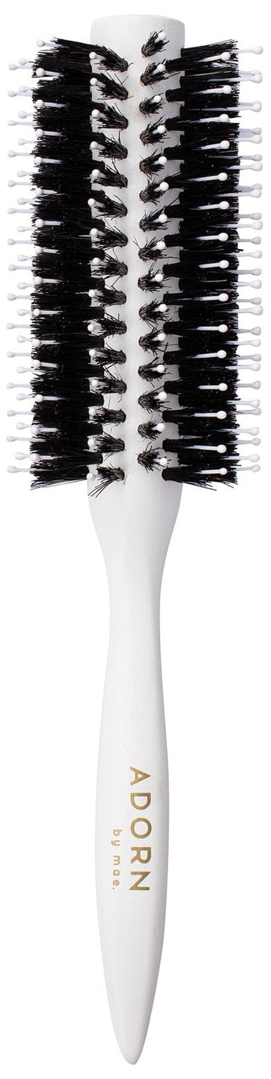 Mae: Natural Bristle Radial Brush - White