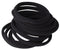 Mae: Soft Ponytailer Elastics - Black (Pack of 10)