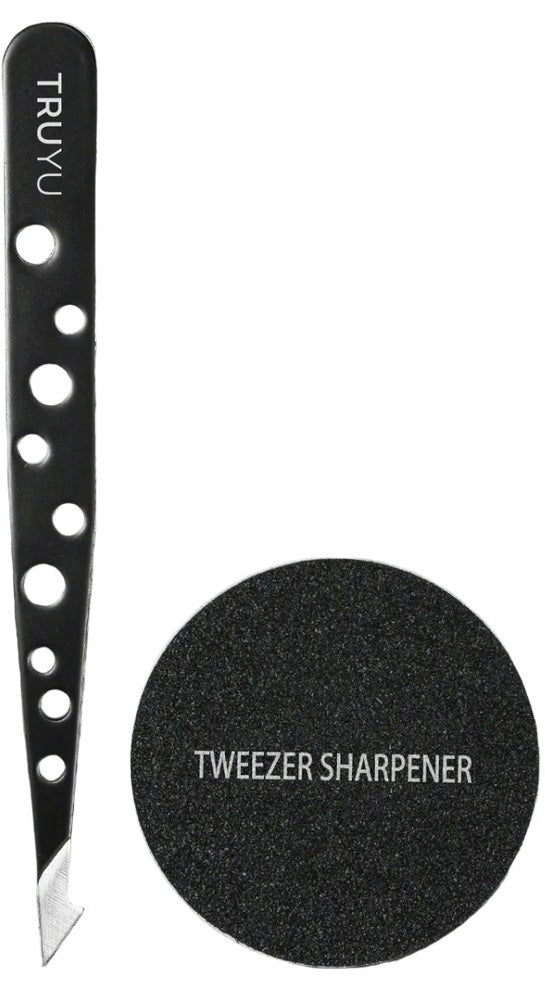 TRUYU: 2-in-1 Tip Tweezer Black