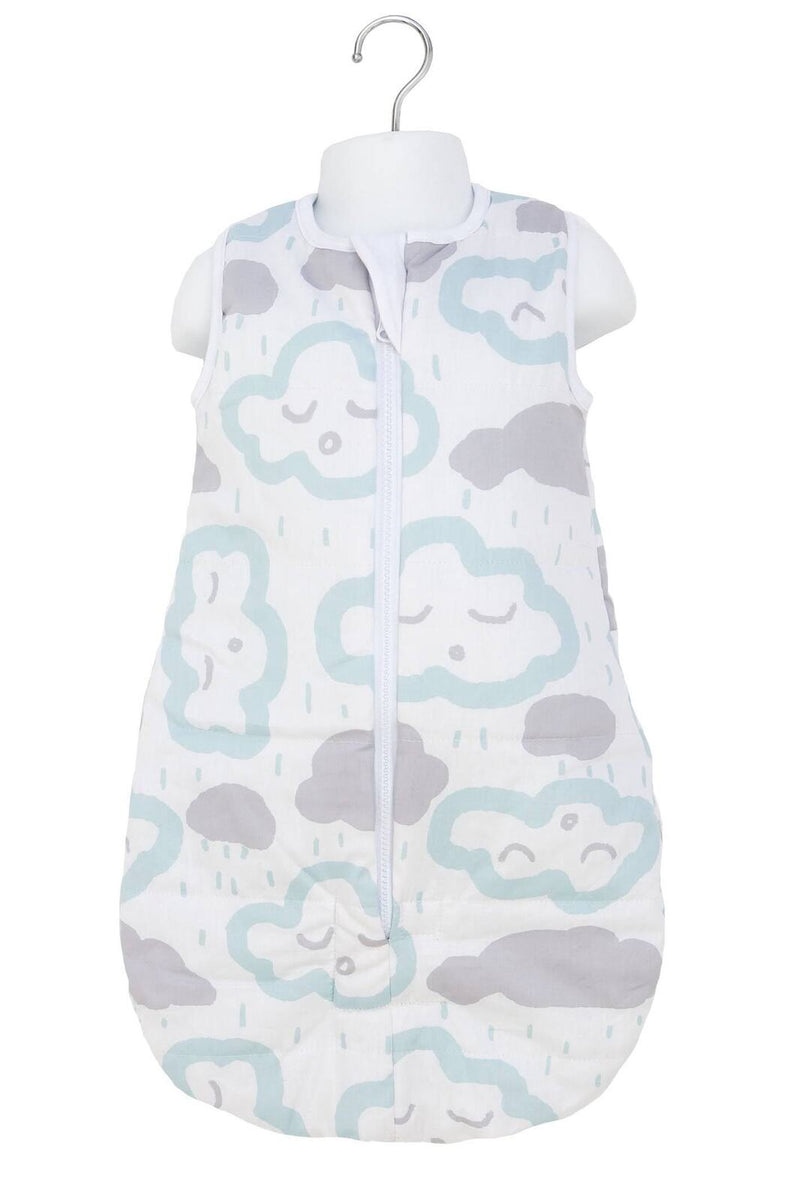 Baby Studio: Cotton Studio Bag 2.5 Tog - Peppermint Clouds (0-6 Months)