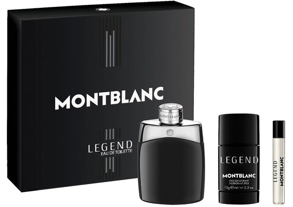 Mont Blanc: Legend 100ml EDT 3 Piece Gift Set