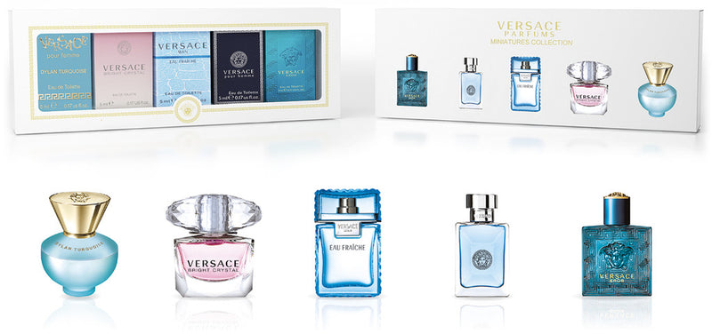 Versace: 5 Piece Unisex Mini Fragrance Gift Set