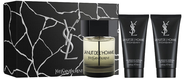 Yves Saint Lauren: La Nuit De L'Homme 3 Piece Gift Set 100ml EDT Shower Gel & Balm