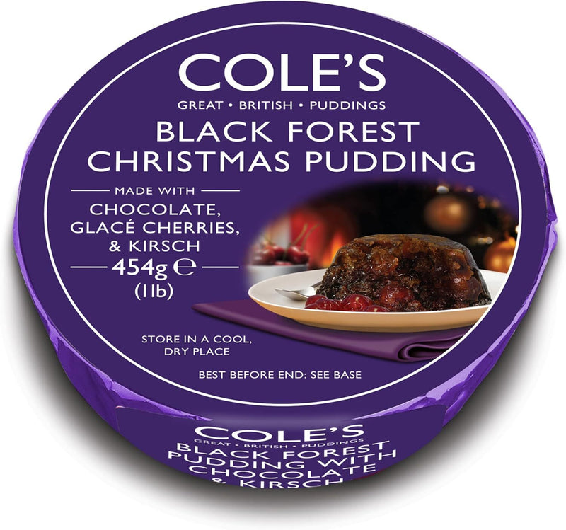 Coles Puddings: Black Forest Pudding (454g)