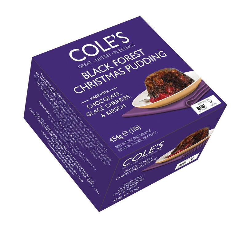 Coles Puddings: Black Forest Pudding (454g)