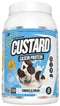 Muscle Nation Custard Casein Protein - Cookies & Cream w/ Real Cookie Pieces