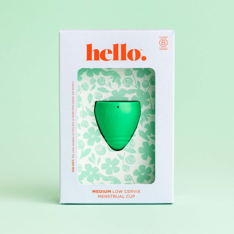 Hello.: Low Cervix Cup - Green (Medium)