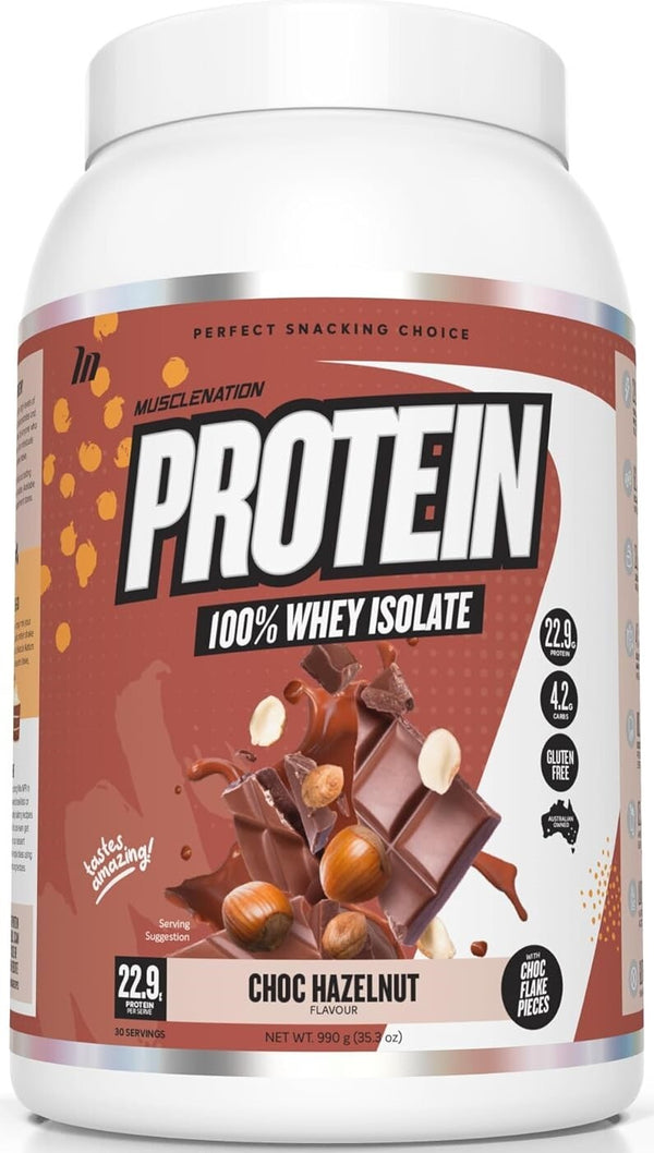 Muscle Nation Protein 100% Whey Isolate - Choc Hazelnut